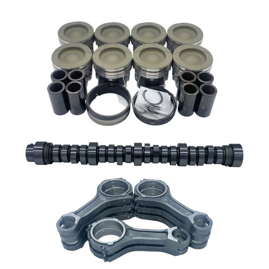 6.4L Ford Powerstroke Diesel HD Pistons-OEM Rods- Stage 1 Camshaft Package