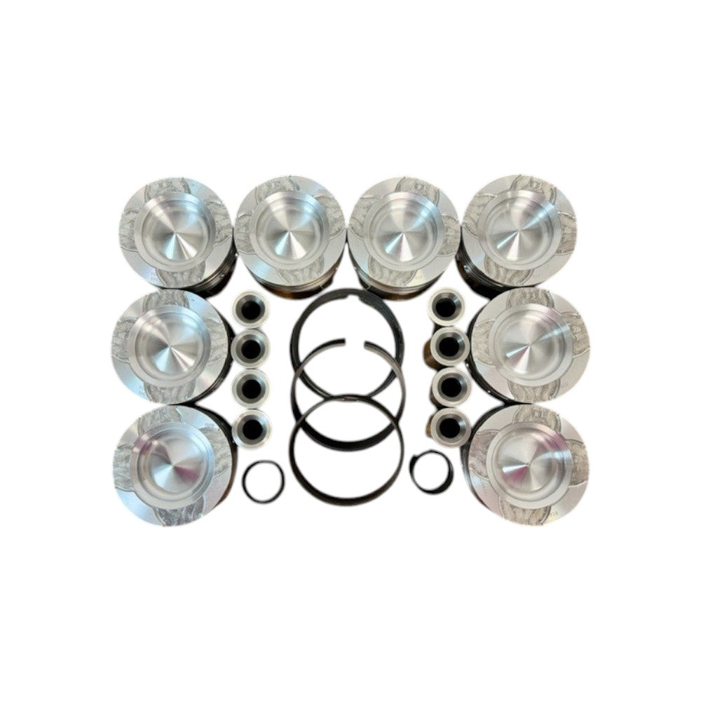 6.7L Powerstroke Diesel Fly Cut Piston Kit With Rings 2011-2019
