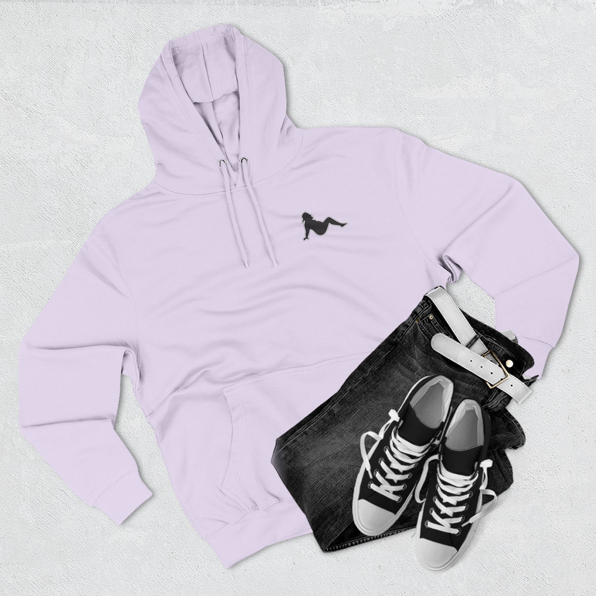 Side Piece Motorsports Hoodie — Automotive Logo Fleece Pullover