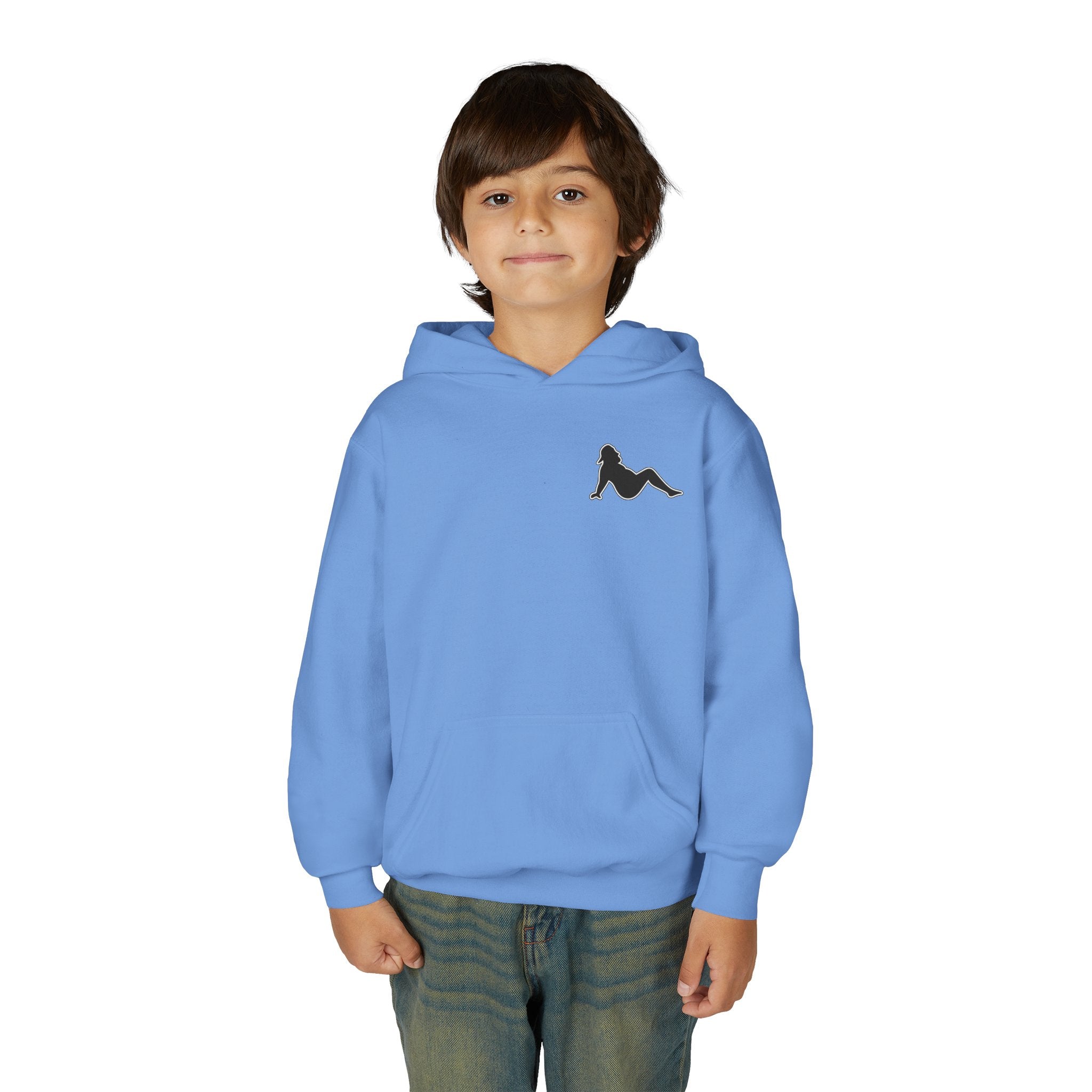 Side Piece Motorsports Youth Hoodie — Racing Logo Pullover