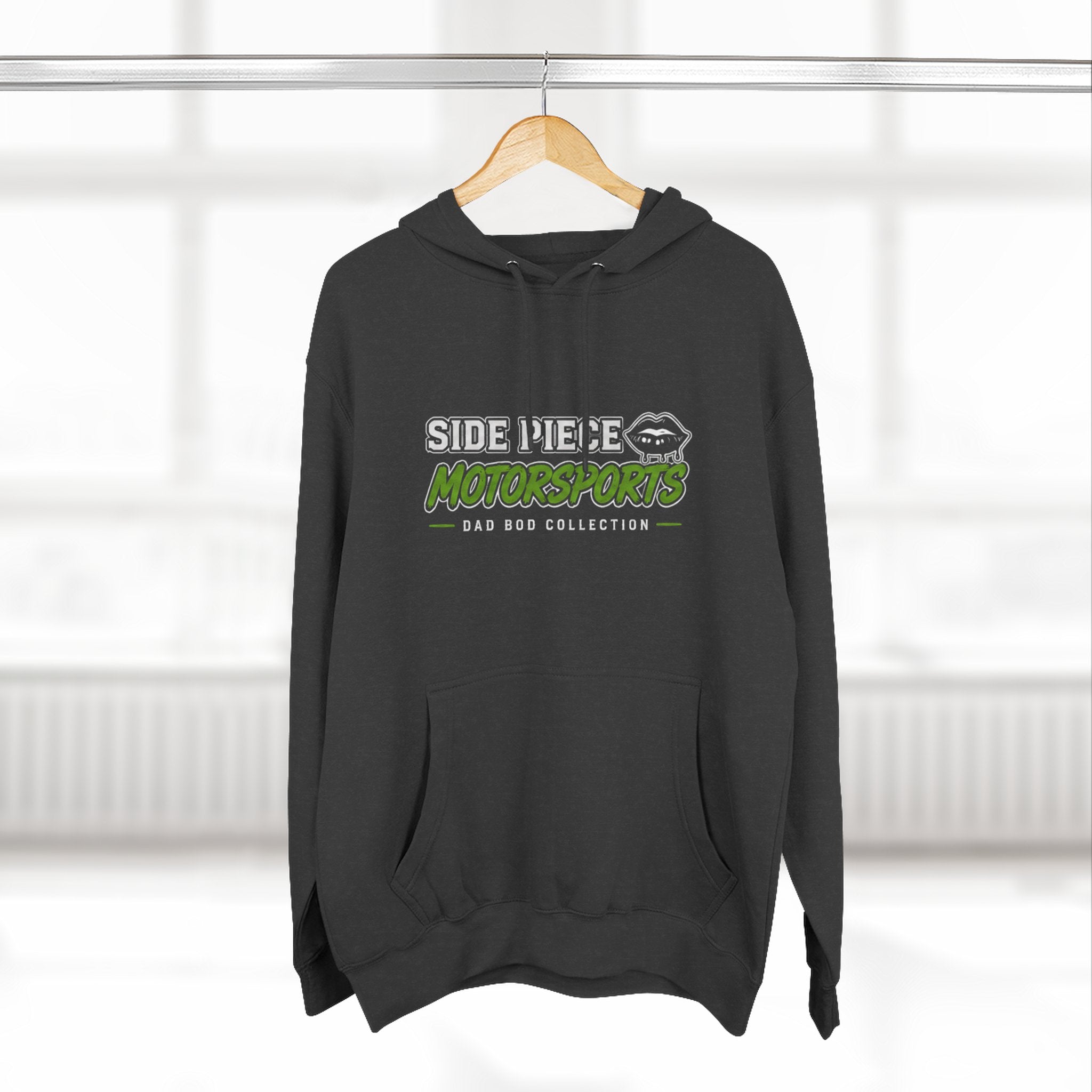 Will Dance for Diesel Hoodie — Side Piece Motorsports Fleece Pullover