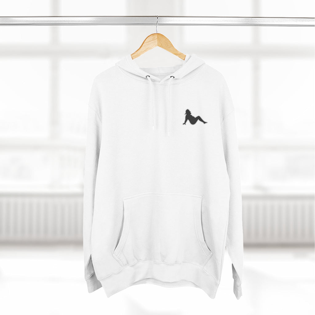 Side Piece Motorsports Hoodie — Automotive Logo Fleece Pullover