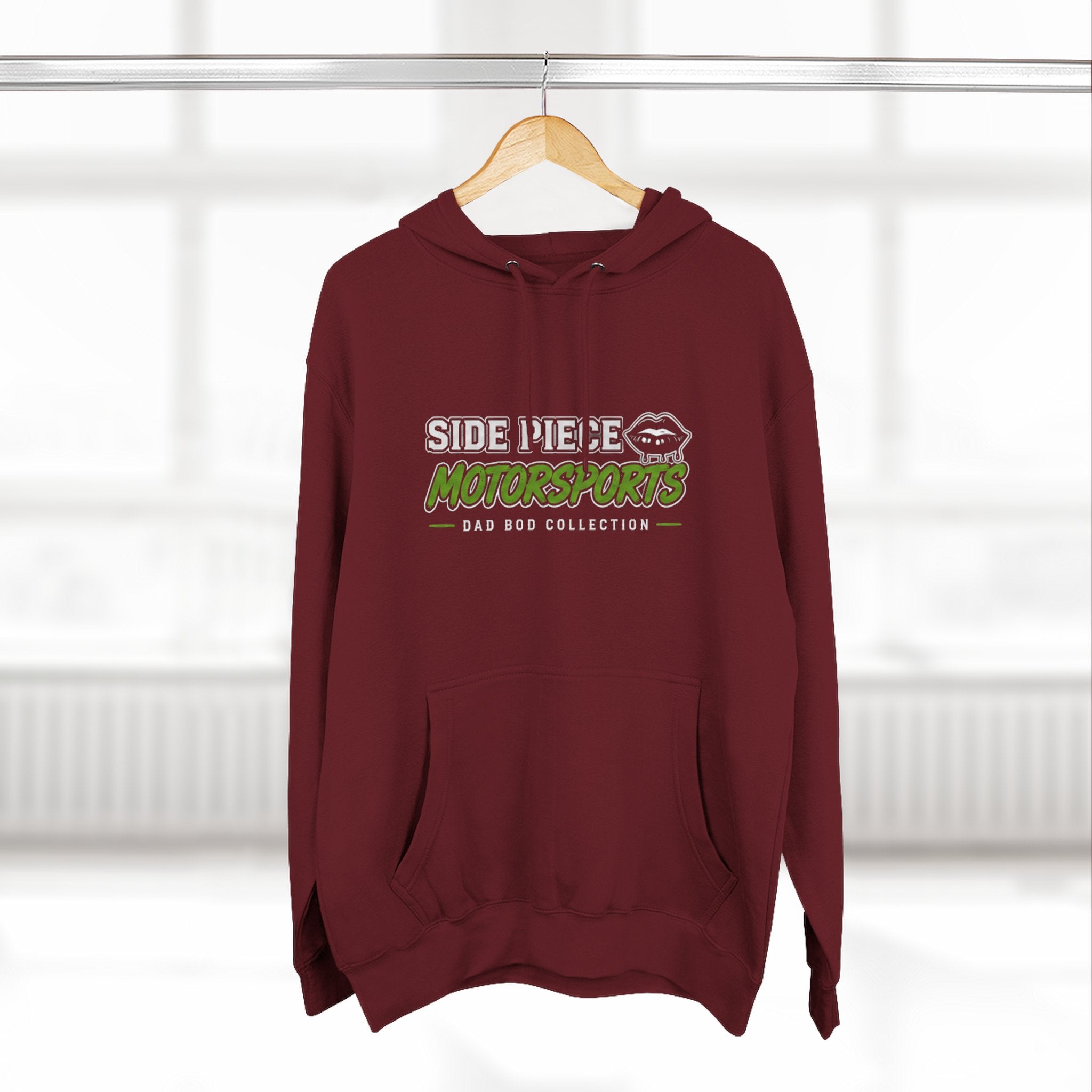 Will Dance for Diesel Hoodie — Side Piece Motorsports Fleece Pullover