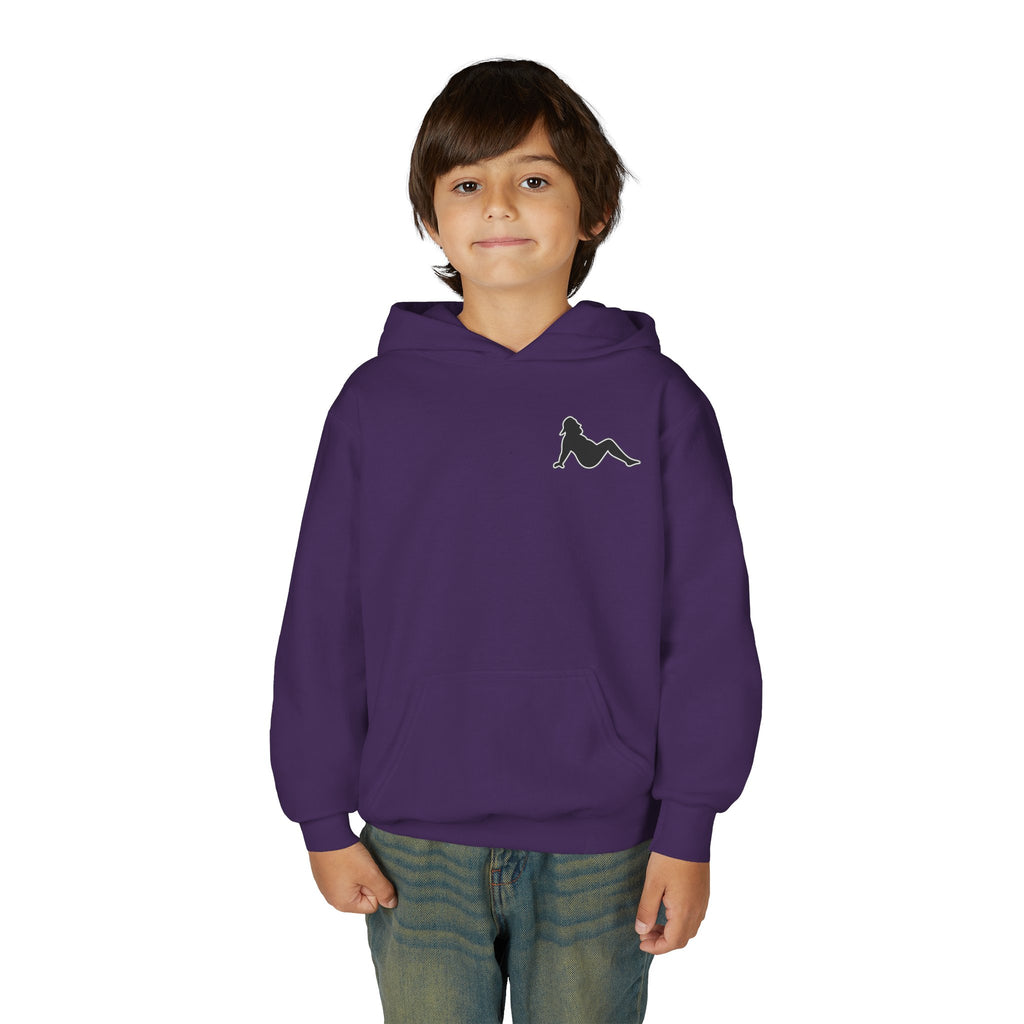 Side Piece Motorsports Youth Hoodie — Racing Logo Pullover
