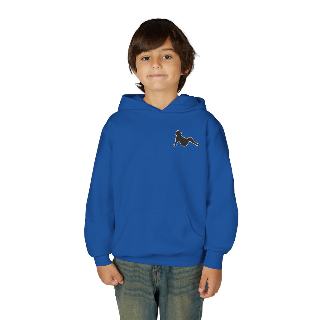 Side Piece Motorsports Youth Hoodie — Racing Logo Pullover