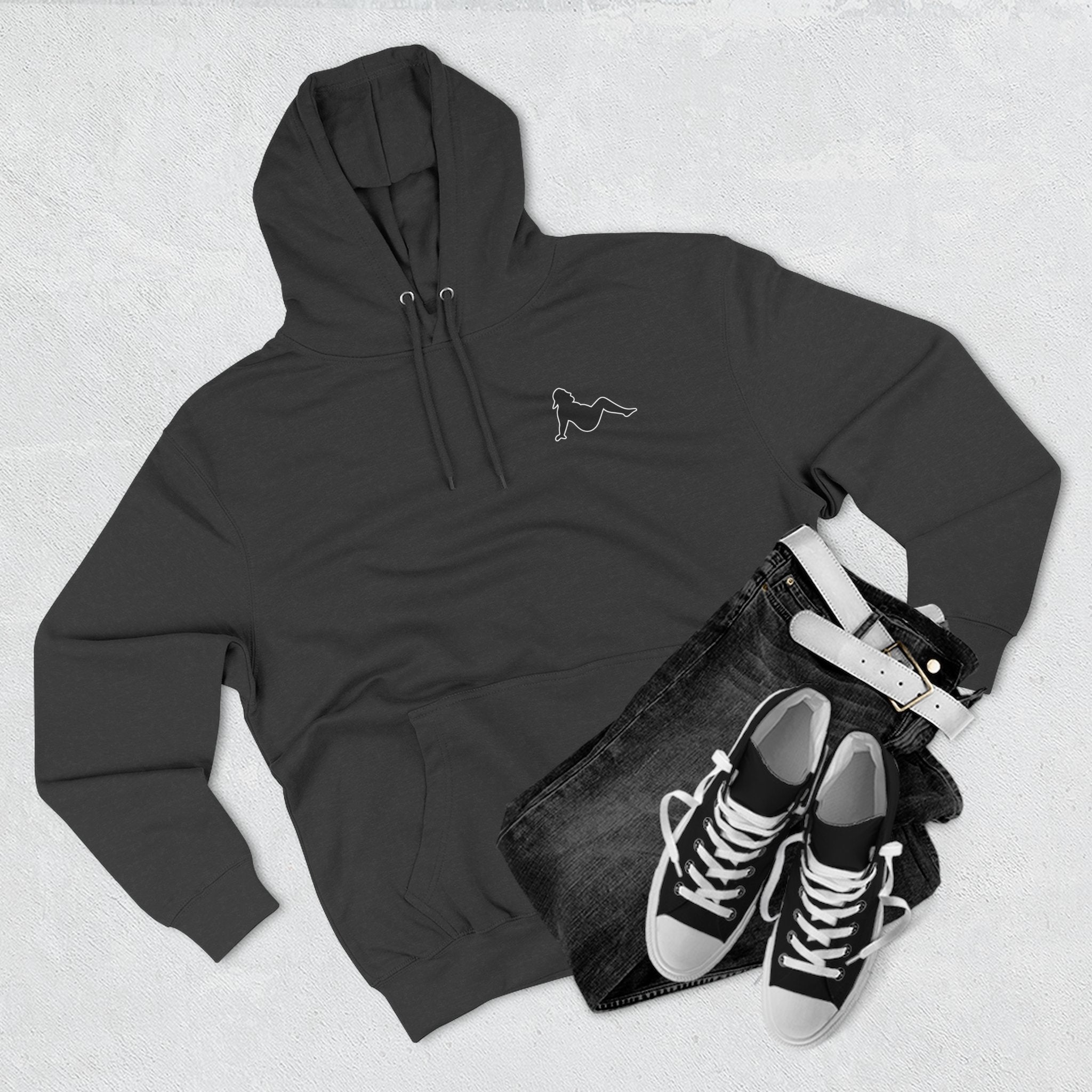 Side Piece Motorsports Hoodie — Automotive Logo Fleece Pullover