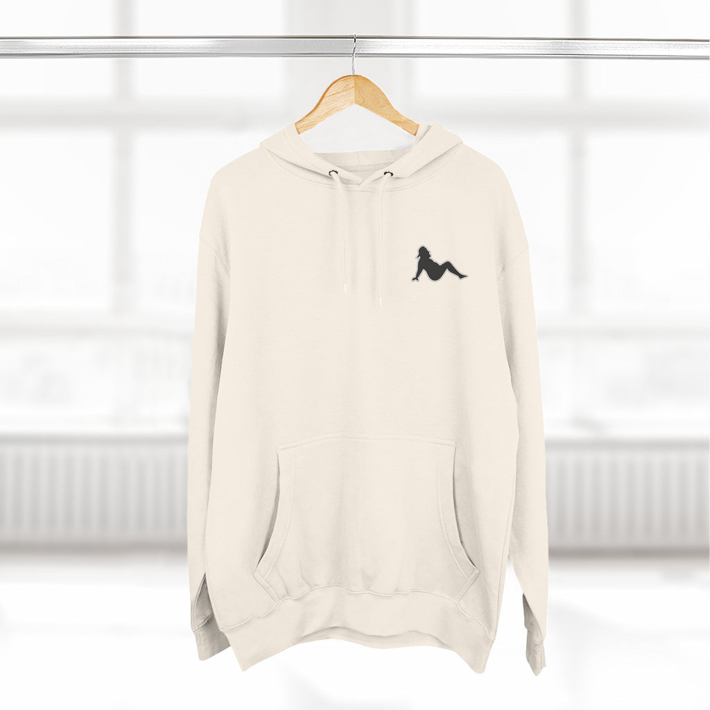 Side Piece Motorsports Hoodie — Automotive Logo Fleece Pullover
