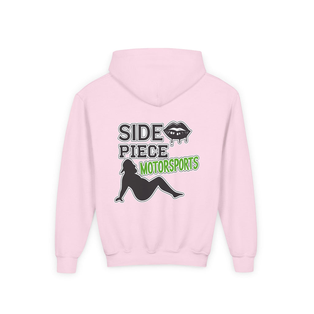 Side Piece Motorsports Youth Hoodie — Racing Logo Pullover