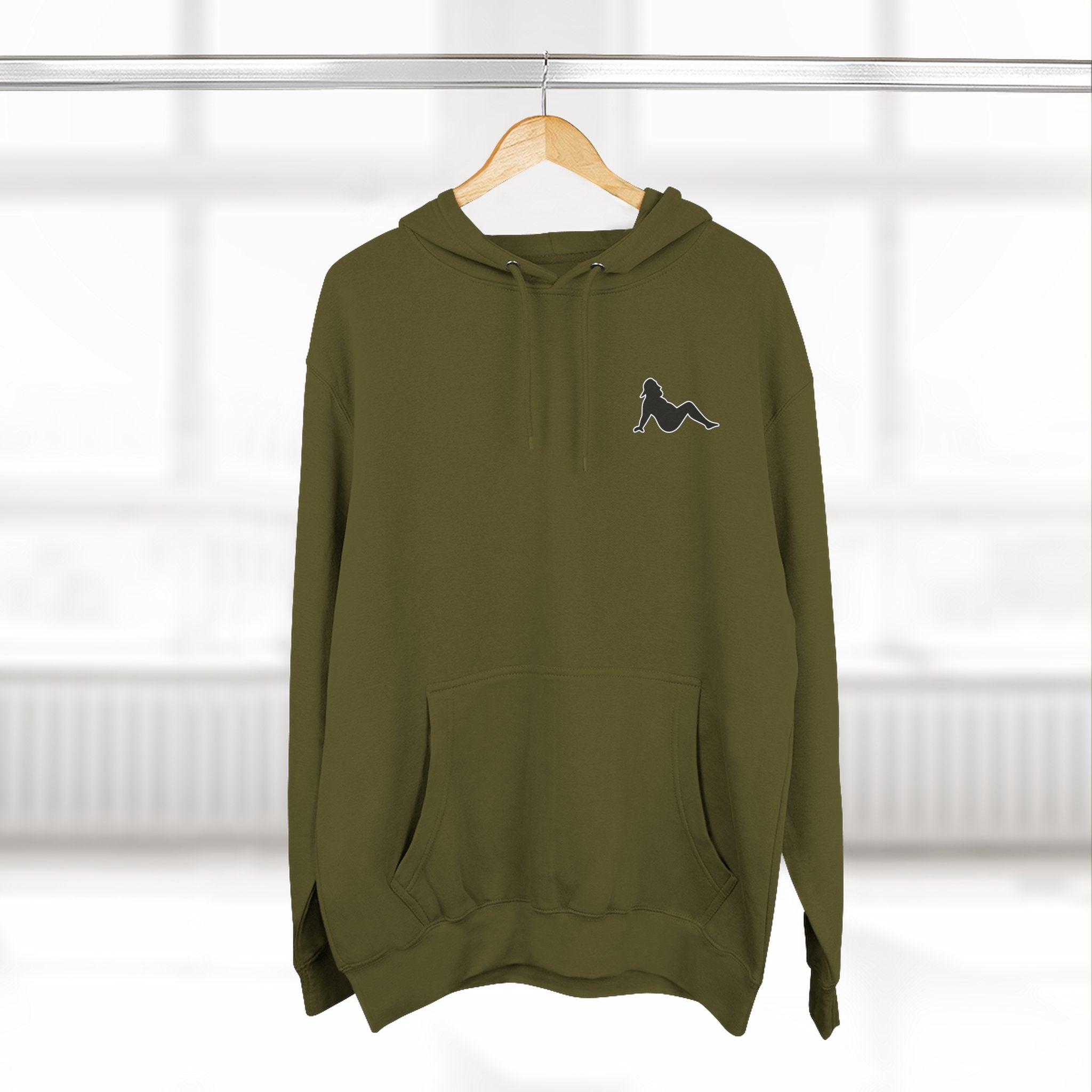 Side Piece Motorsports Hoodie — Automotive Logo Fleece Pullover
