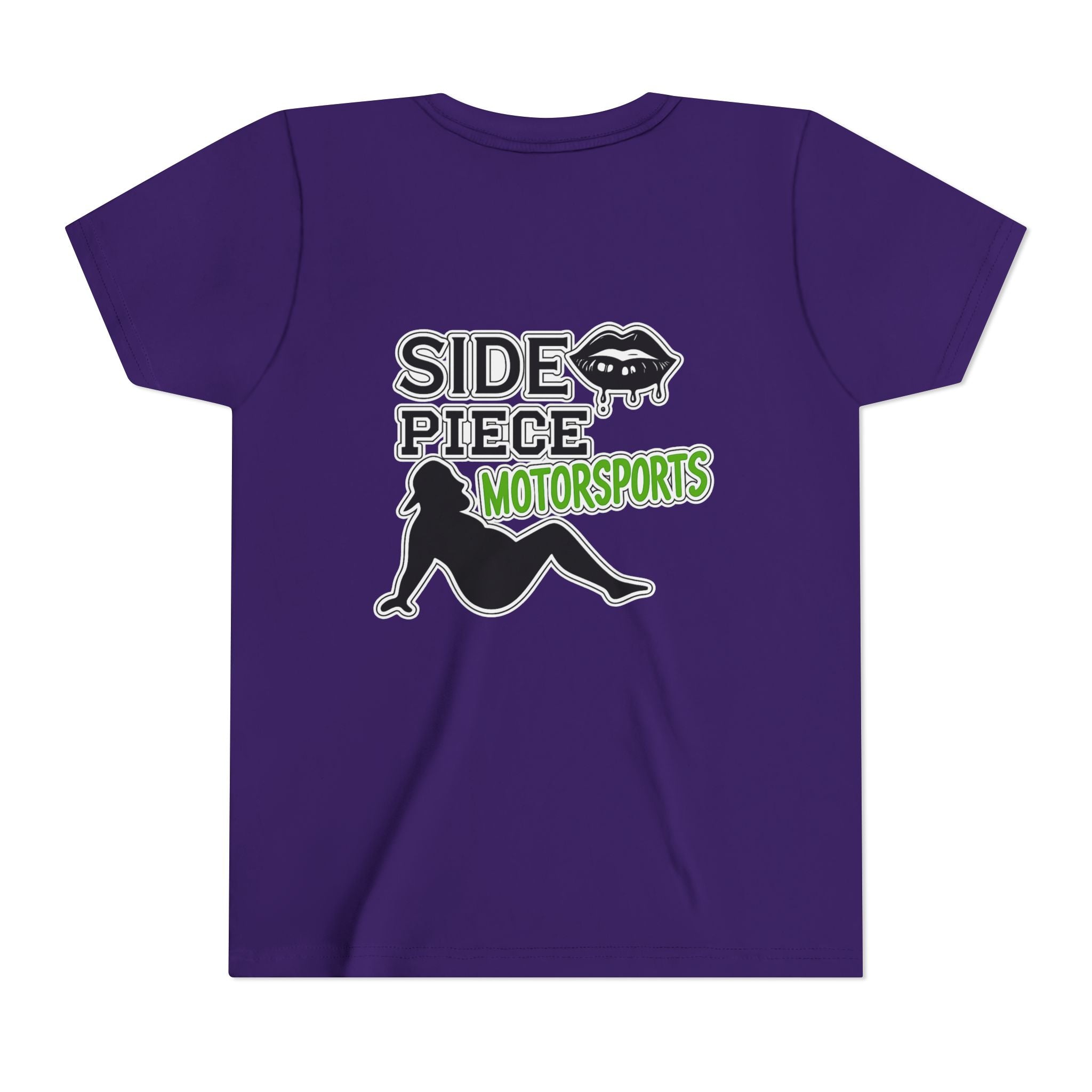 Side Piece Motorsports Youth Tee — Racing Logo Graphic T‑Shirt