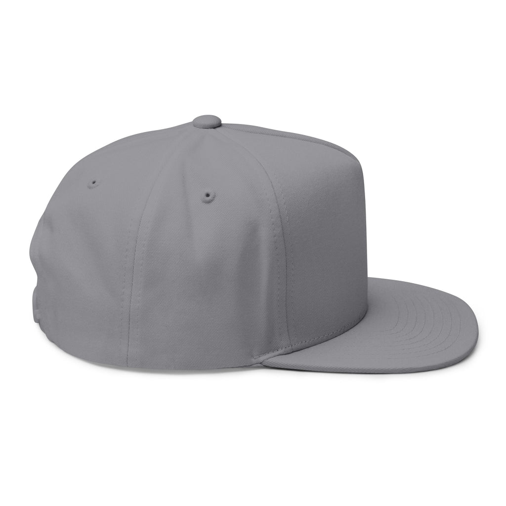Flat Bill Cap — "Side Piece MotorSports" Embroidered Trucker Hat