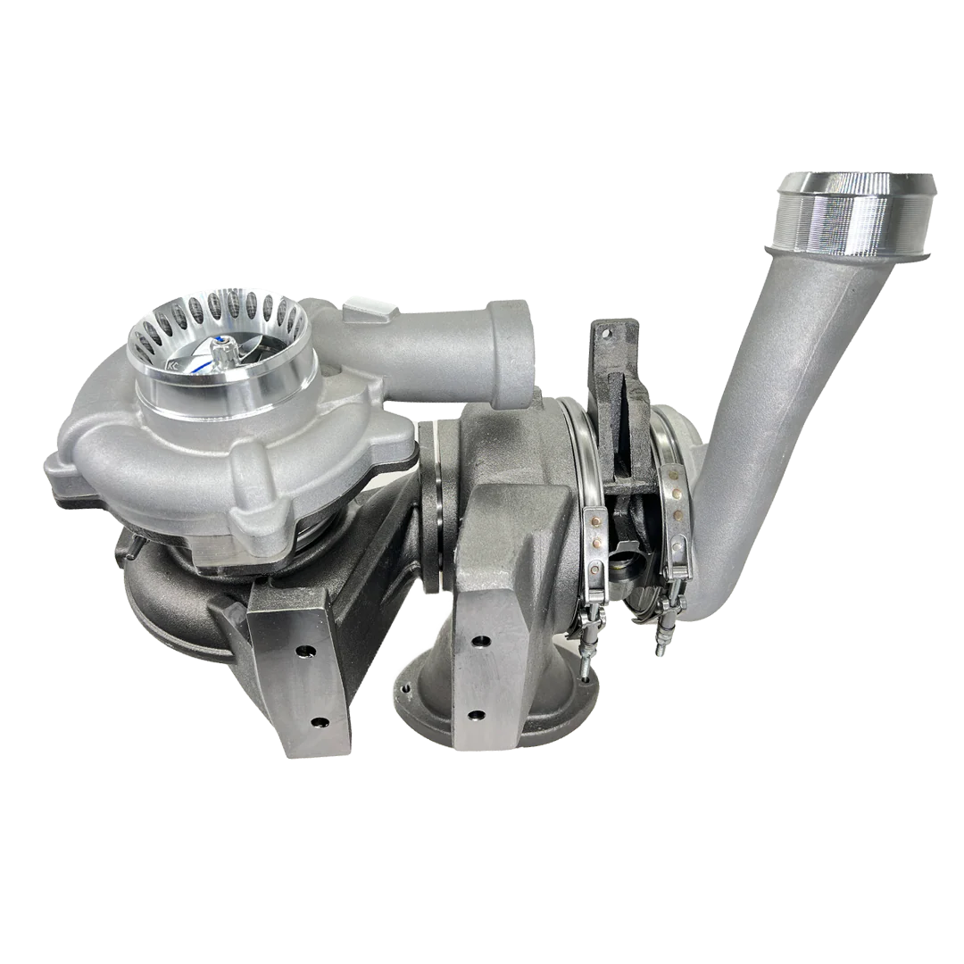 KC Fusion Compound Turbos - (Stage 1 High Pressure & Stage 1 & 2 Low Pressure Turbos) - 6.4 Powerstroke (2008-2010)
